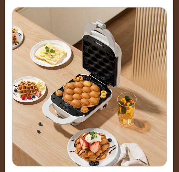 Mahugde  Electric waffle maker  Waffle irons, electric，Electric Non-Stick Belgian Waffle Maker Iron, Breakfast, Sandwiches, Snacks, Burgers and more