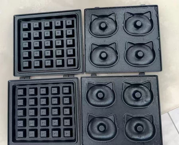 Mahugde  Electric waffle maker  Waffle irons, electric，Electric Non-Stick Belgian Waffle Maker Iron, Breakfast, Sandwiches, Snacks, Burgers and more