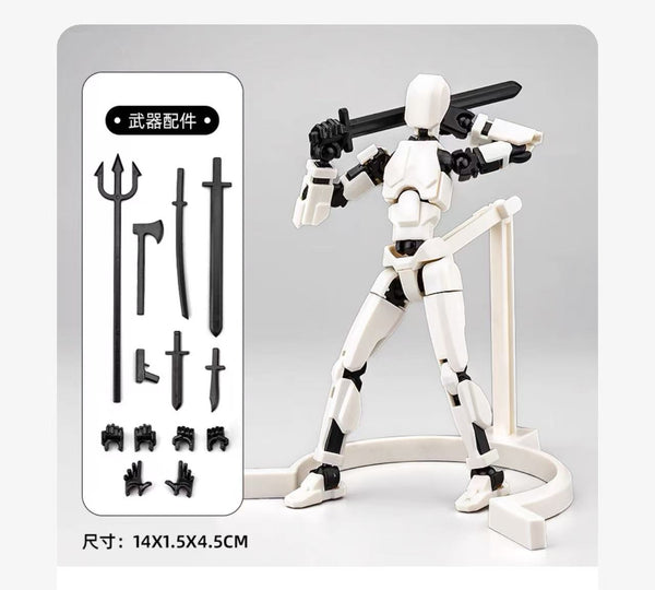 VeloKomo  Dolls and accessories therefor-3D Printing  Full joint doll  Movable splicing