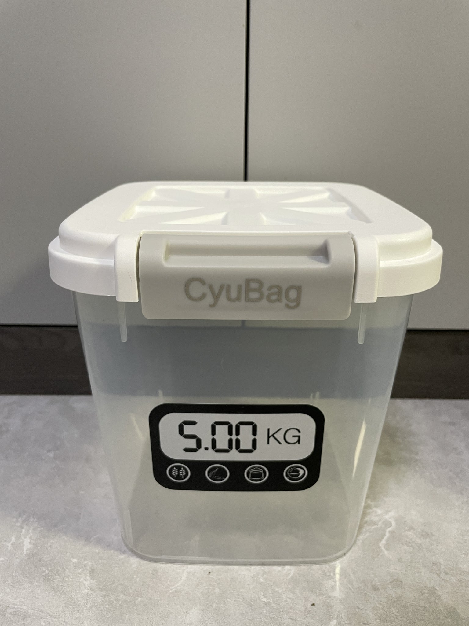 CyuBag-Household containers for rice, grain-Plastic storage containers-FOR 5KG