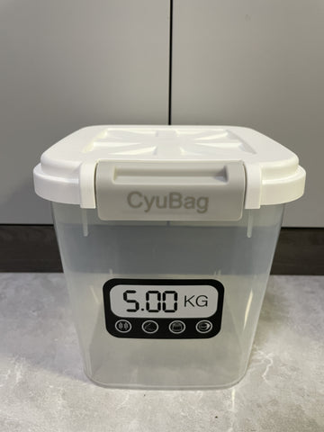 CyuBag-Household containers for rice, grain-Plastic storage containers-FOR 5KG