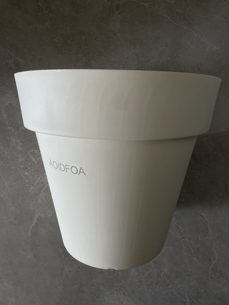 AOIDFOA  Flowerpot White 35*30*20mm -Large flowerpot WITH Plastic material Home balcony&Simple style