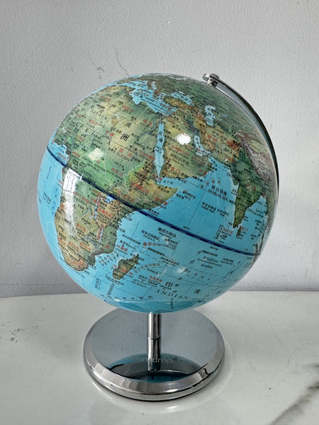 Fenjidrop Globe-bilingual（Chinese/English）for home and school use（Better understanding of the Earth, land, and oceans）