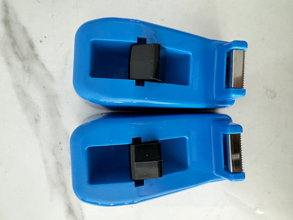 JOMCYDM Dispensers for adhesive tapes for stationery or household purposes(blue) Adhesive tape holder FOR Student stationery tape and tape dispenser. Hand tear adhesive tape paper and tape holder for sealing