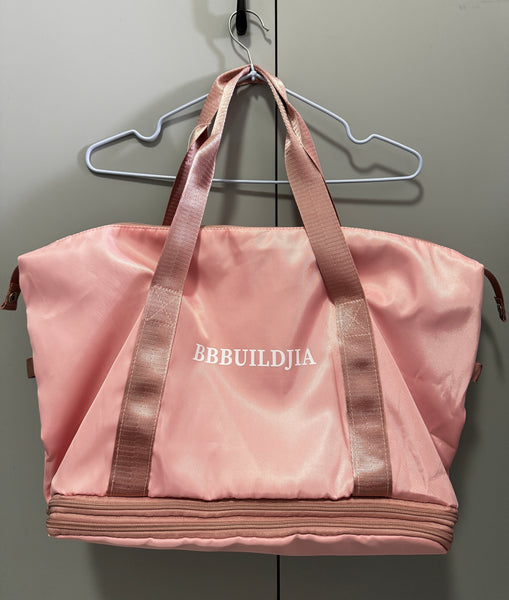 BBBUILDJIA Bags for climbers in the nature of all-purpose carrying bags（PINK）Multi functional handbag/Large capacity detachable