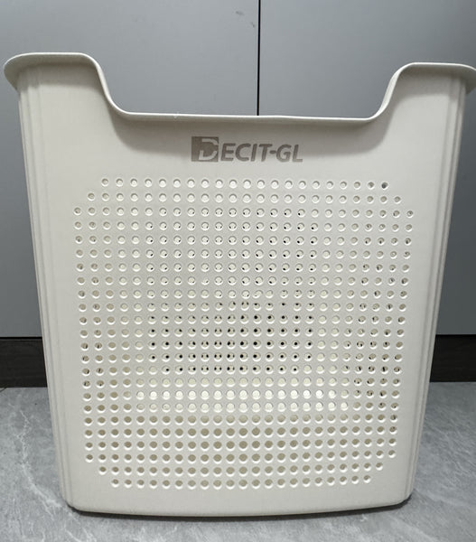 DECIT-GL  Laundry baskets（WHITE）Dirty clothes storage basket Large capacity ventilated with Plastic material