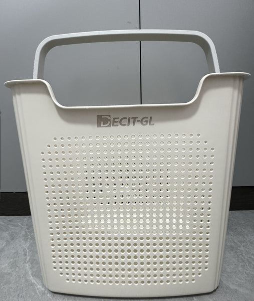 DECIT-GL  Laundry baskets（WHITE）Dirty clothes storage basket Large capacity ventilated with Plastic material