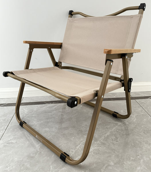 DECIT-GL  Chairs-Foldable chair（khaki）Outdoor&household use