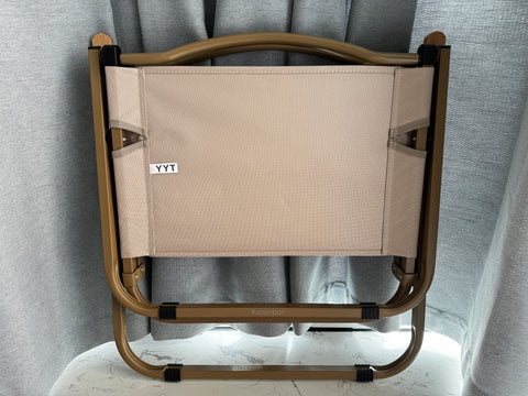 Kaponbon  Chairs-Foldable chair（khaki）Outdoor&household use