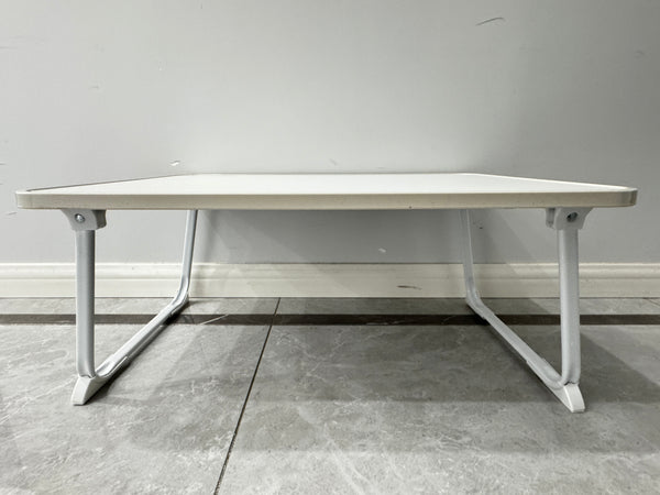 EDUJUAN  Table&desk FOR household ues. Portable&Foldable White wooden FOR Work and Learn