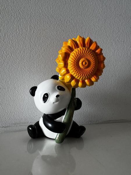 EASUNORVA  Ornaments of acrylic resins   Desktop ornament  Panda decorations Resin decoration  CUTE SMALL