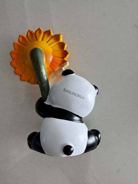 EASUNORVA  Ornaments of acrylic resins   Desktop ornament  Panda decorations Resin decoration  CUTE SMALL