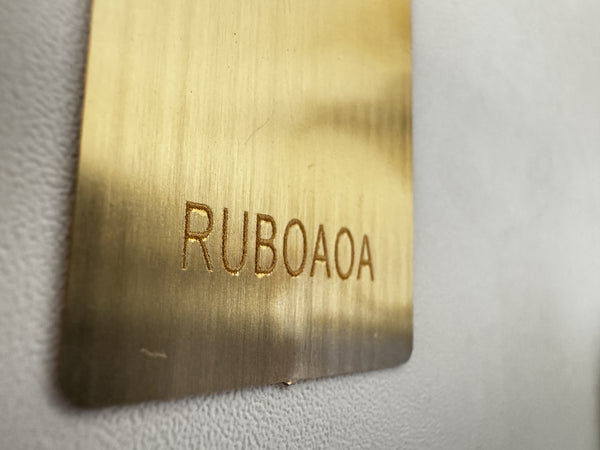 RUBOAOA  Bookmarks，Metal material  Exquisite and minimalist  Graduation souvenir