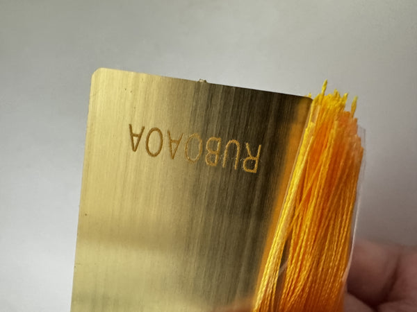 RUBOAOA  Bookmarks，Metal material  Exquisite and minimalist  Graduation souvenir