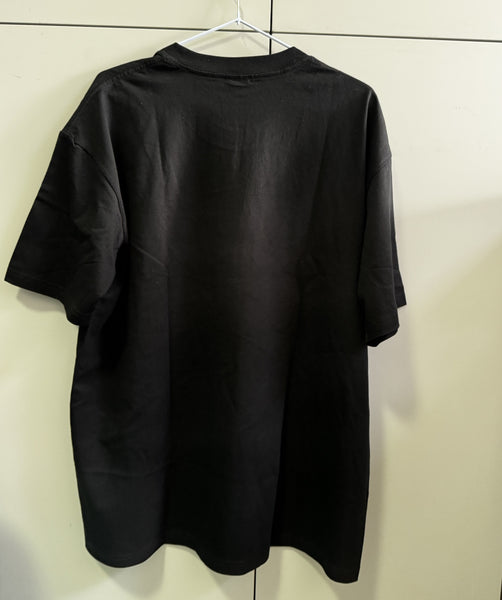 MOSTORY T-shirts  Men's Size Tall Short-Sleeve Beefy T-Shirt(BLACK-2XL)