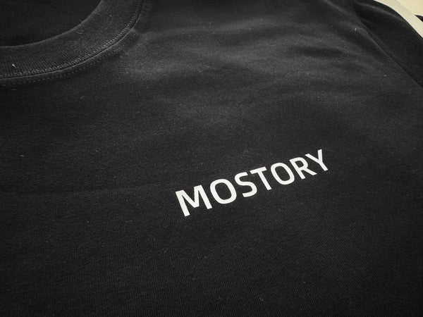 MOSTORY T-shirts  Men's Size Tall Short-Sleeve Beefy T-Shirt(BLACK-2XL)