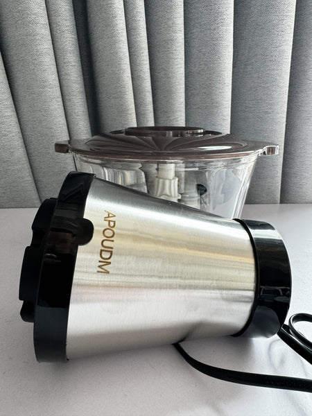 APOUDM  Power-operated meat grinders Electric kitchen mixers  Household electric small multifunctional fully automatic mixer  Crush the meat into pieces&Crush vegetables&Garlic puree machine blender&meat grinder