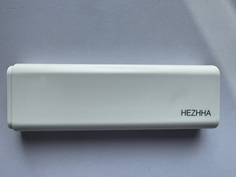 HEZHHA    Pen cases (white) Macaron stationery box-Multi functional plastic pencil case. Waterproofing&Large capacity