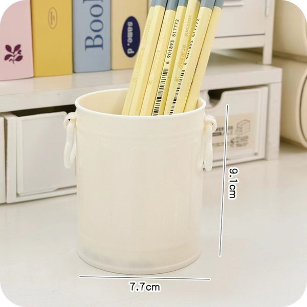 JOMCYDM White Pen holders Personalized hexagonal pen holder for office desktop. Decorations and ornaments