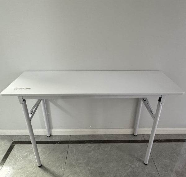 DEIGEHJRE  Desks（WHITE）Foldable&portable-Study desk for writing, reading, learning, and working [120*40*75cm]