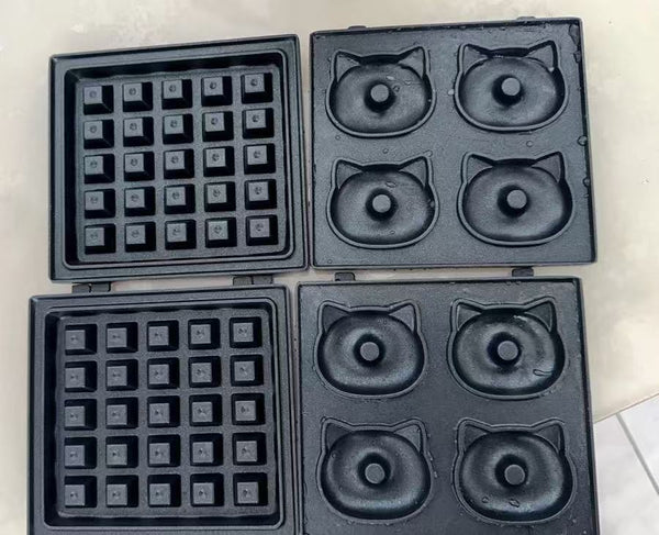 KHROOLT  Electric waffle maker  Waffle irons, electric，Electric Non-Stick Belgian Waffle Maker Iron, Breakfast, Sandwiches, Snacks, Burgers and more
