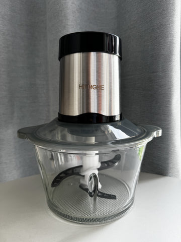 HIFMGHE  Power-operated meat grinders Electric kitchen mixers  Household electric small multifunctional fully automatic mixer  Crush the meat into pieces&Crush vegetables&Garlic puree machine blender&meat grinder