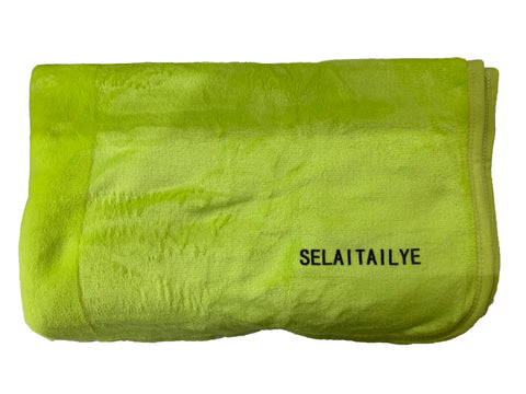 SELAITAILYE Blanketry,Flannel Fleece Soft Luxury Warm Bed Blanket All Season Plush Lightweight Blankets for Sofa,Machine Washable Blankets Fleeces (Green (60''80'')