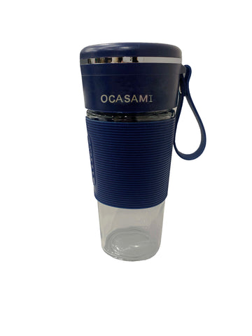OCASAMI Personal Portable Blender for Shakes and Smoothies Mini Blender USB Rechargeable Blades BPA Free Juicer 18.5oz Travel Sports Gym(Blue)